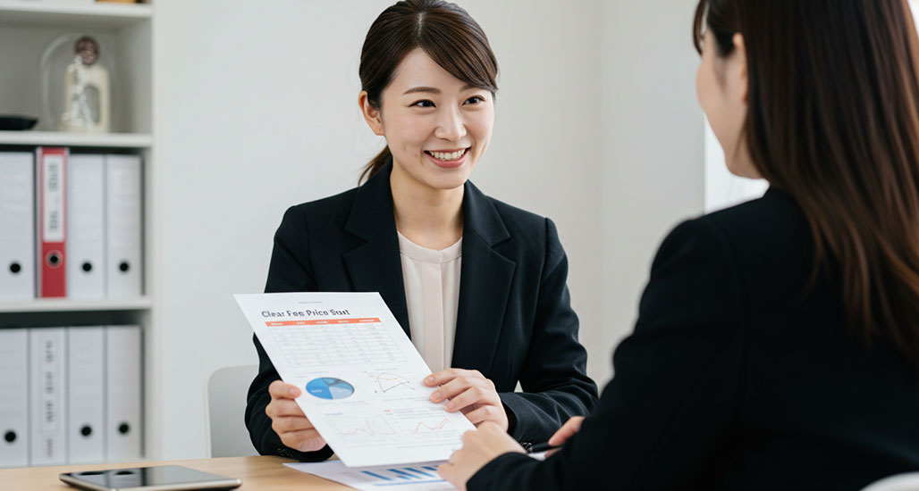 初期費用ゼロ・明瞭な料金体系で安心